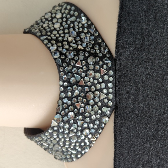 Bailey 44 "Shrine of Terror" Sweatshirt with Embellished Choker S - Picture 10 of 16